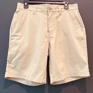 Nautica men’s (or women’s) khaki shorts size 30 w zippered pockets golf